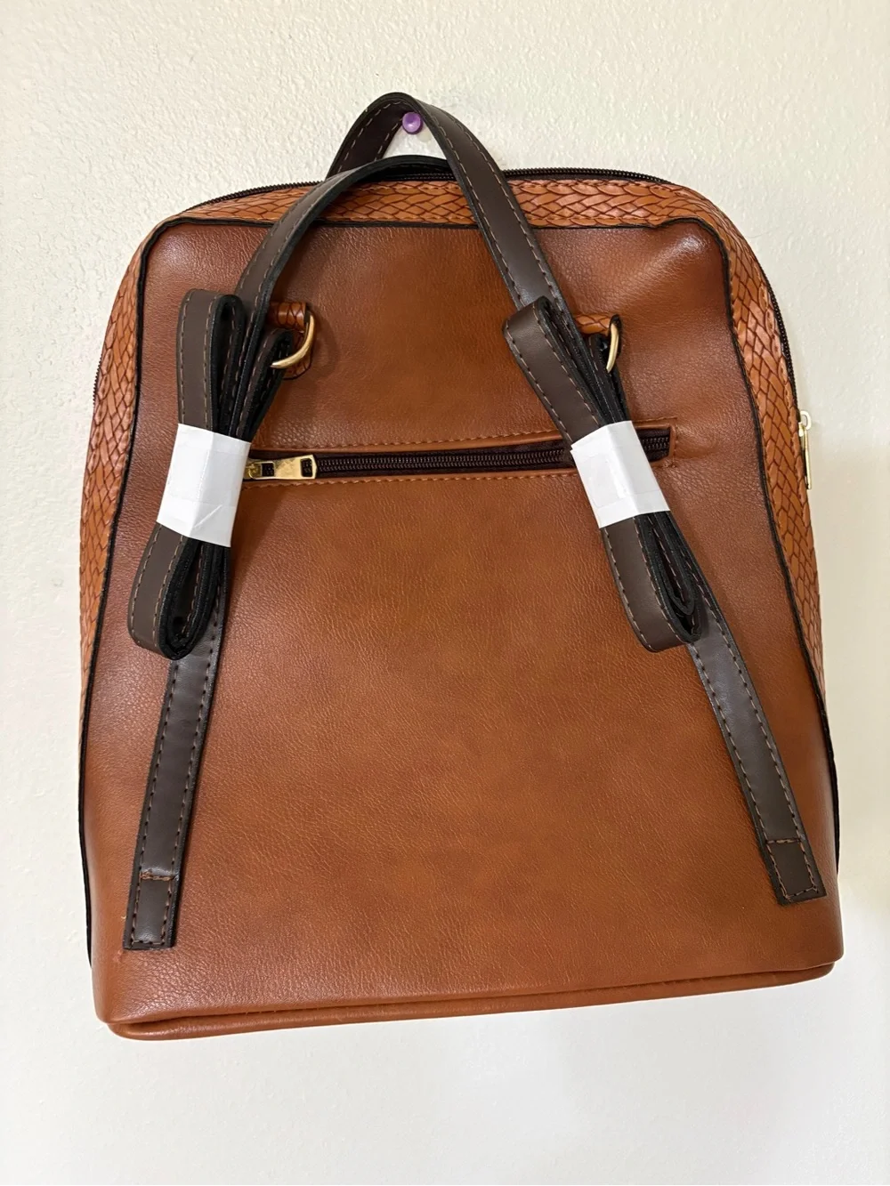 Artisan Dreamcatcher Leather Backpack Handcrafted NWT
